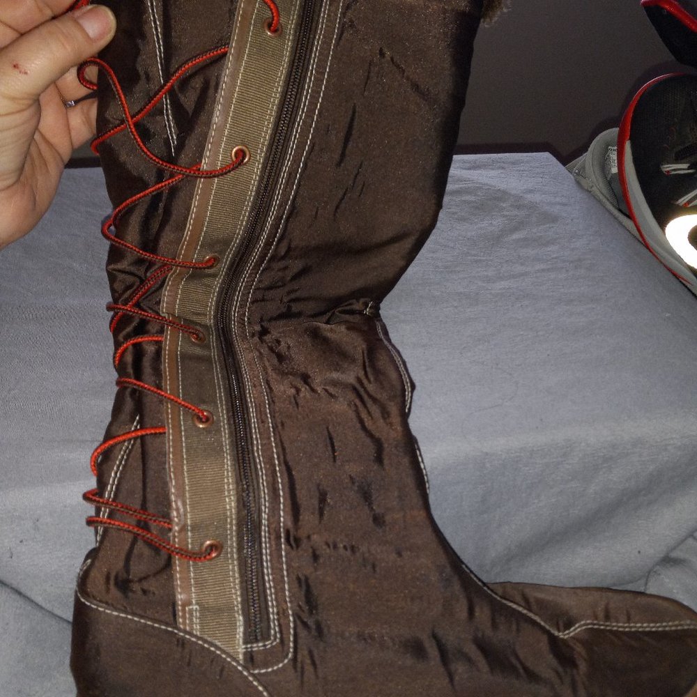 Knee high Timberland boots